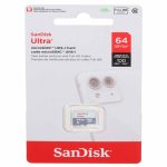 SanDisk Ultra microSDXC UHS-I U1-(100MB/S) 64GB (گارانتی سورین) - تصویر 2