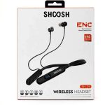 هندزفری گردنی بی سیم Shoosh مدل SH-29 ENC - مشکی - SMO - Image 4