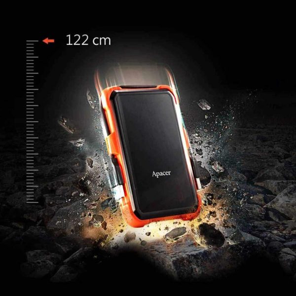 هارد اکسترنال Apacer مدل AC630 ظرفیت 2TB - مشکی نارنجی - تصویر 7