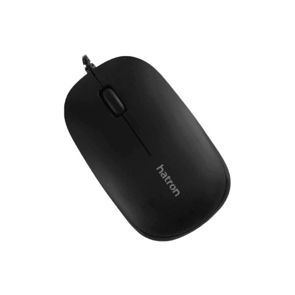 ماوس باسیم Hatron مدل HM411SL - مشکی - تصویر 2