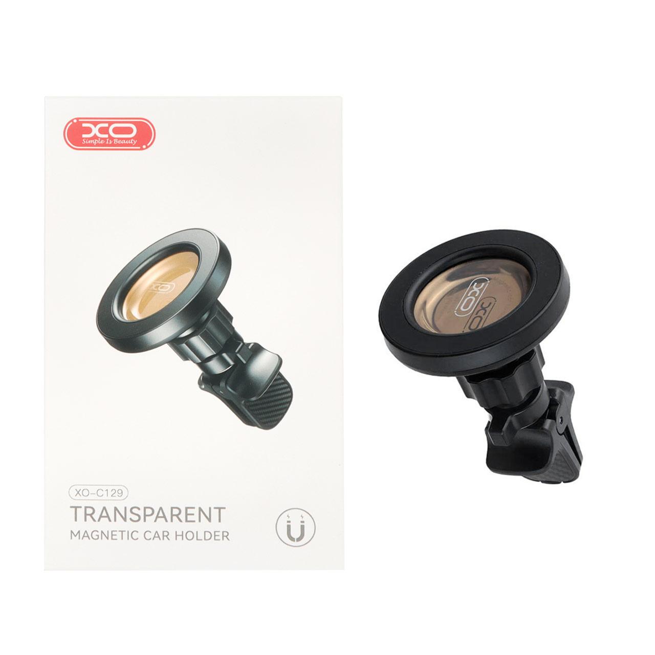 71fbc538-a86a-4eba-aca7-82ddf6cf7b3b هولدر گوشی موبایل دریچه کولری مگنتی XO مدل XO-C129 - مشکی - تصویر 1