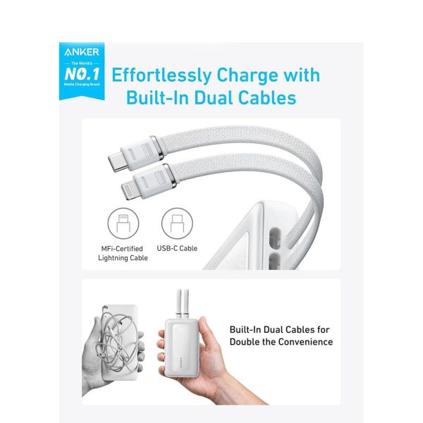 پاور بانک فست شارژ Anker 20000mAh مدل A1681H31 30W - آبی (گارانتی 18 ماهه شرکتی) - تصویر 2