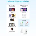 شارژر دیواری سه پین PD و فست تک پورت ANKER مدل B2347K21 20W به همراه کابل شارژ Type-C To Type-C - سفید (گارانتی 18 ماهه شرکتی) - Image 4