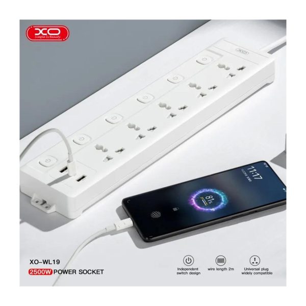 چندراهی برق XO مدل WL19(EU) - سفید - تصویر 3