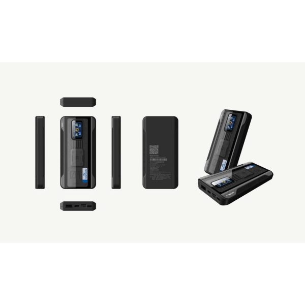 مودم همراه پاوربانکی Naztech مدل 99G Plus 4G - مشکی - تصویر 5