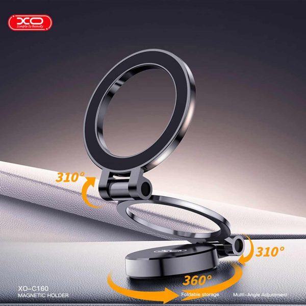 هولدر گوشی موبایل مگنتی XO مدل XO-C160 - مشکی - Image 6