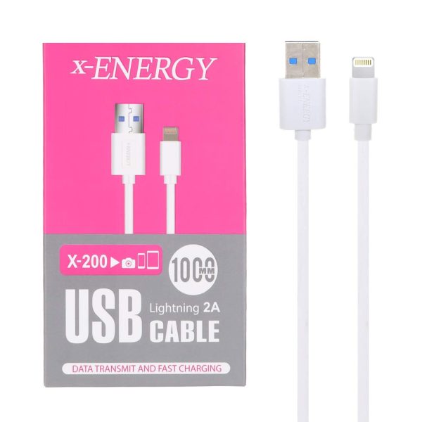کابل شارژ آیفون X-Energy مدل X-200 - سفید (گارانتی IPM) - تصویر 3