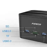 داک دوبل هارد دیسک FIDECO مدل YPZ04S2HC-U3 (ارسال 25 روز کاری) - Image 4
