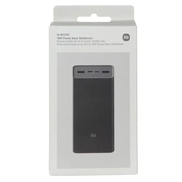 پاوربانک شیائومی مدل PB3018ZM ظرفیت 30000 میلی آمپر ساعت اصل - Image 2