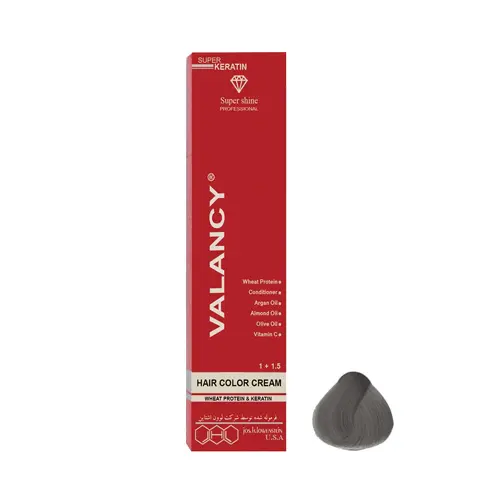 ValancyHairColorShadeNo4-19.webp رنگ مو والانسی شماره 19-4 حجم 100 میل رنگ زغالی - Image 1