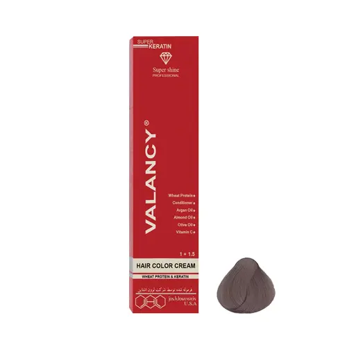 ValancyHairColorShadeNoA7.webp رنگ مو والانسی شماره 2-8 (A7) حجم 100 میل رنگ بلوند خاکستری روشن - Image 1