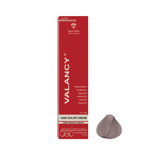ValancyHairColorShadeNoA8.webp رنگ مو والانسی شماره 2-9 (A8) حجم 100 میل رنگ بلوند خاکستری خیلی روشن - Image 1