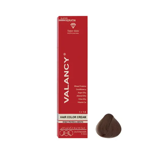 ValancyHairColorShadeNowg7.webp رنگ مو والانسی شماره (WG7) حجم 100 میل رنگ بلوند کاپوچینویی تیره - Image 1