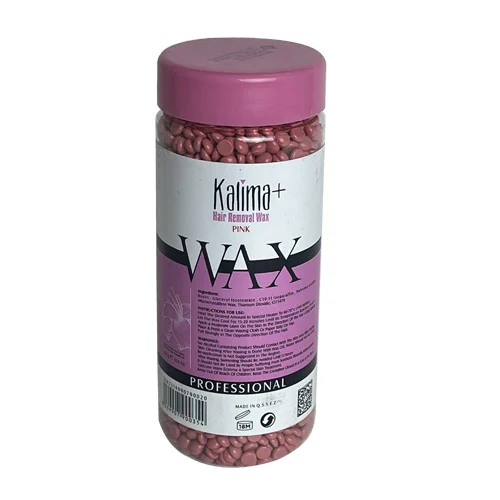 WaxGranulescylindricalcontainerKalimaPluspink500g.webp وکس گرانول ظرف استوانه ای صورتی کالیما پلاس 500 گرم - Image 1