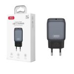 شارژر دیواری PD و فست تک پورت XO مدل XO-L153(EU) 20W - مشکی (پک ضعیف)