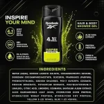 ژل شستشوی بدن و مو 4 در 1 مردانه ریبوک اصلی مدل Inspire Your Mind با حجم 400 میلی لیتر - Image 7