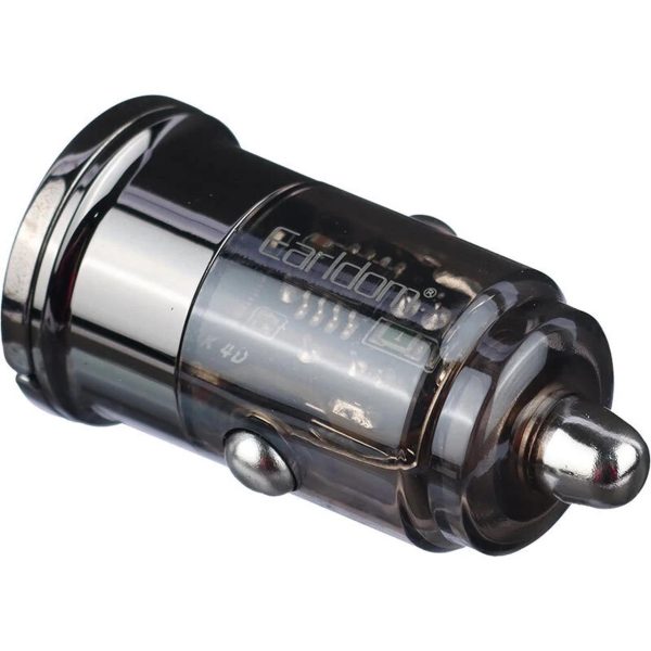 شارژر فندکی PD و فست دو پورت Earldom مدل CC46 46W - مشکی - تصویر 2