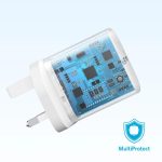 شارژر دیواری سه پین PD و فست تک پورت ANKER مدل B2347K21 20W به همراه کابل شارژ Type-C To Type-C - سفید (گارانتی 18 ماهه شرکتی) - Image 5
