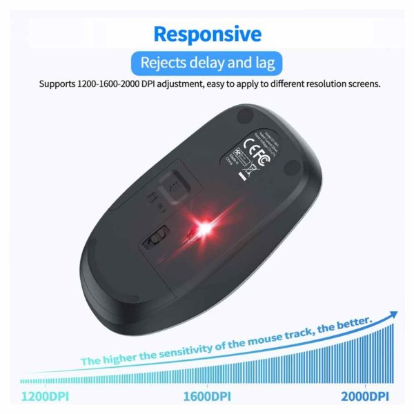 ماوس بی سیم XO مدل XO-M11 - نقره ای - تصویر 7