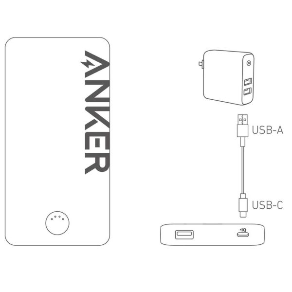 پاوربانک فست شارژ Anker 10000mAh مدل A1334H21 12W - سفید (گارانتی 18 ماهه شرکتی) - Image 5