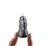 شارژر فندکی فست دو پورت Earldom مدل CC18 15W - قهوه ای - تصویر 3