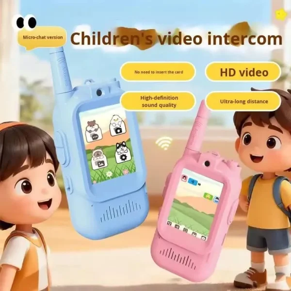 واکی تاکی ویدیویی کودک مدل VK01 پک ۲ عددی - Image 6