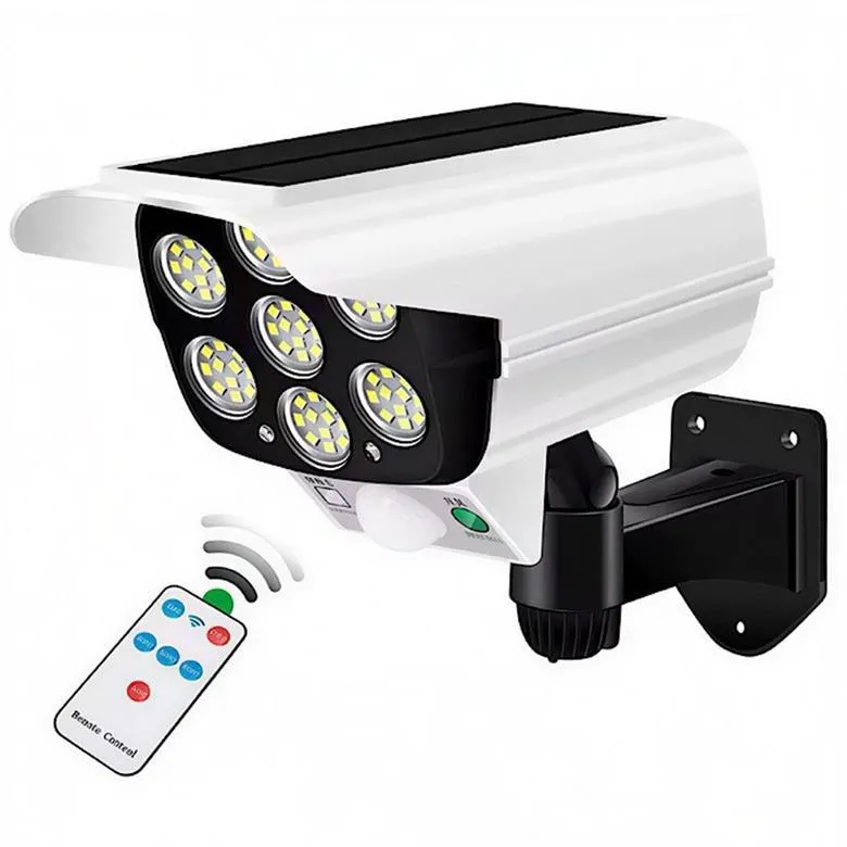 qLsrtFn41b-ZjCIT.webp چراغ خورشیدی طرح دوربین Solar Sensor مدل 3773 - Image 1