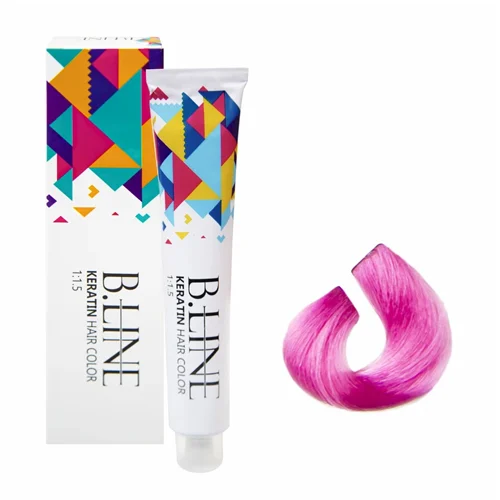BeelineHairColorShadeNo0.44.webp رنگ مو بی لاین شماره 44-0 حجم 100 میل رنگ واریاسیون صورتی - Image 1