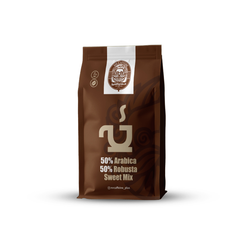 Sweet-Mix-50-Arabica-50-Robusta-1.jpg میکس50%عربیکا و50%ربوستاسوئیت 250گرم - Image 1