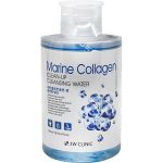 میسلار واتر مارین کلاژن 3W Clinic مدل Clean-Up Cleansing Water مناسب انواع پوست 500 میل