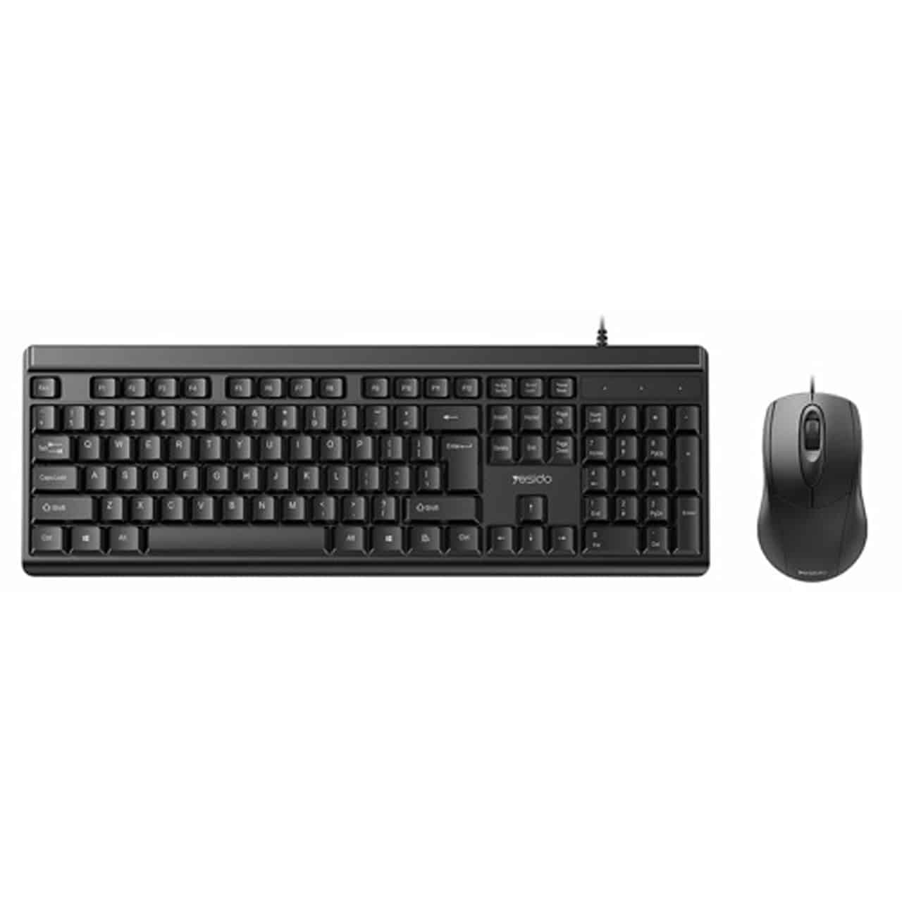 کیبورد و ماوس با سیم Yesido مدل KB18 – مشکی