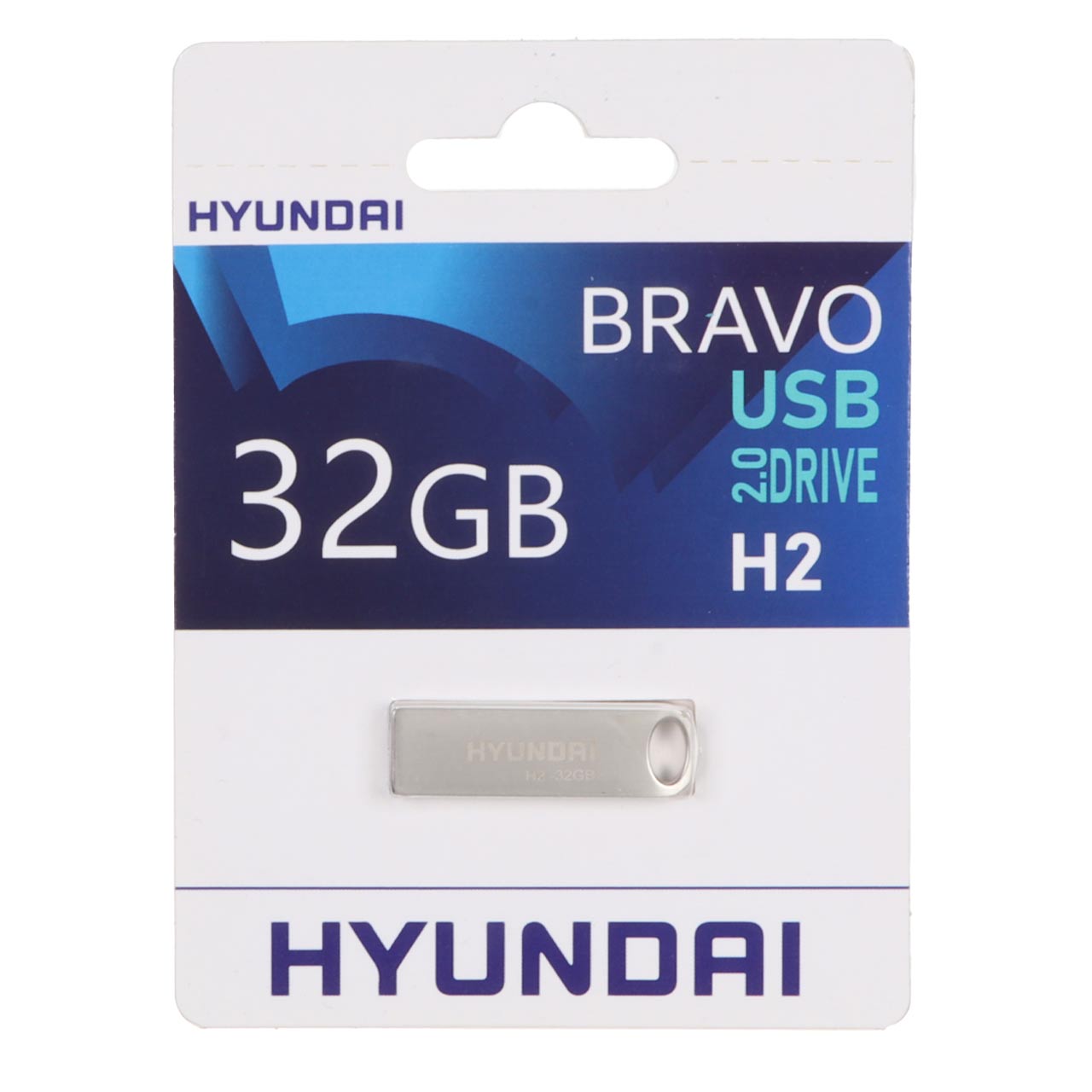 Hyundai Bravo H2 USB 2.0 Flash Memory – 32GB (گارانتی IPM)