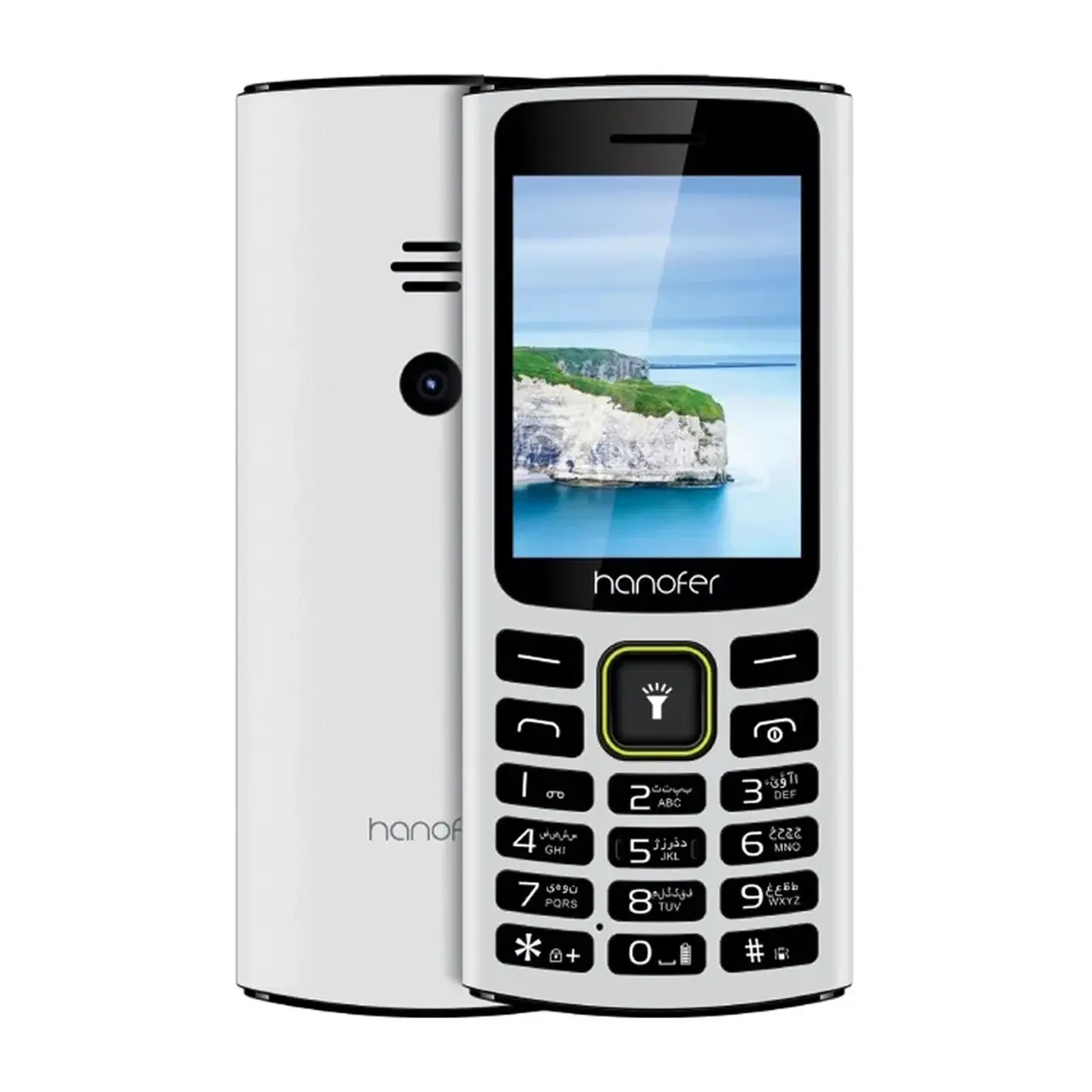 گوشی موبایل Hanofer مدل 2720M – سفید (سه ماه تعویض)