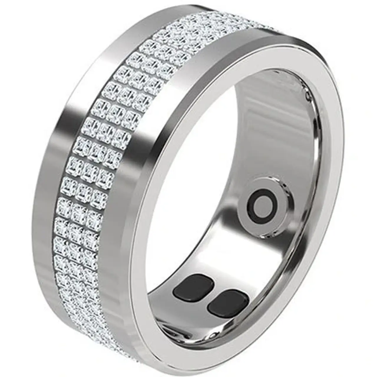 حلقه هوشمند Porodo مدل Jewels PD-SLRT9-SL – نقره ای (گارانتی 6 ماهه شرکتی)