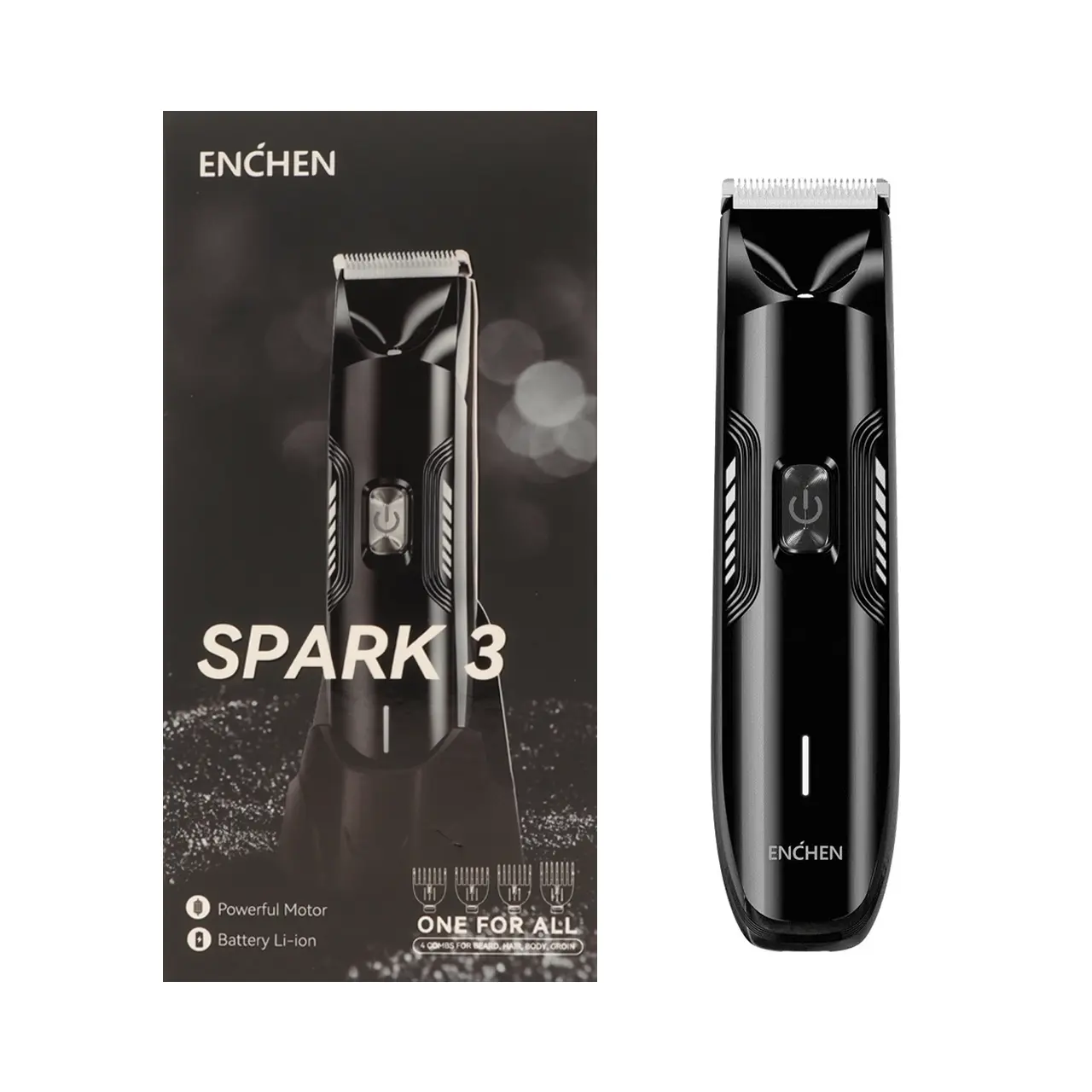 ماشین اصلاح Enchen مدل Spark 3 – مشکی (گارانتی یکساله شرکتی)