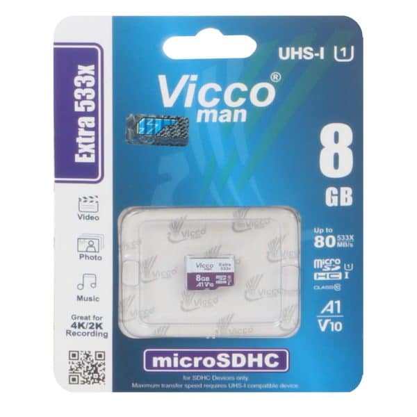 Vicco man U1 MicroSDHC EXTRA 533X -8GB - تصویر 3