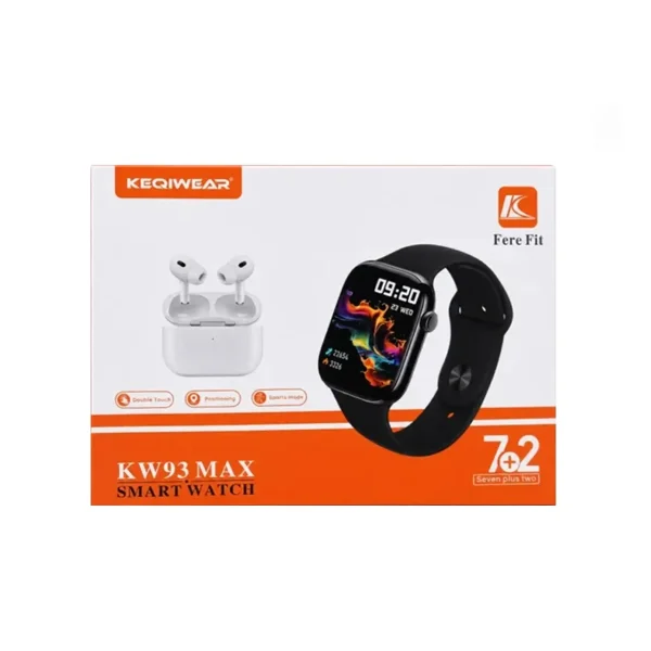 ساعت هوشمند KEQIWEAR مدل KW93 Max - طلایی - تصویر 5