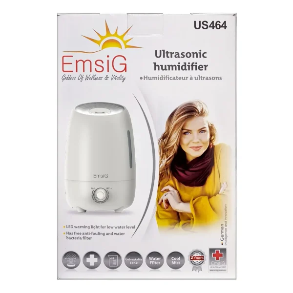 دستگاه بخور سرد EmsiG مدل US464 - سفید (گارانتی 24 ماهه طلایی) - تصویر 4