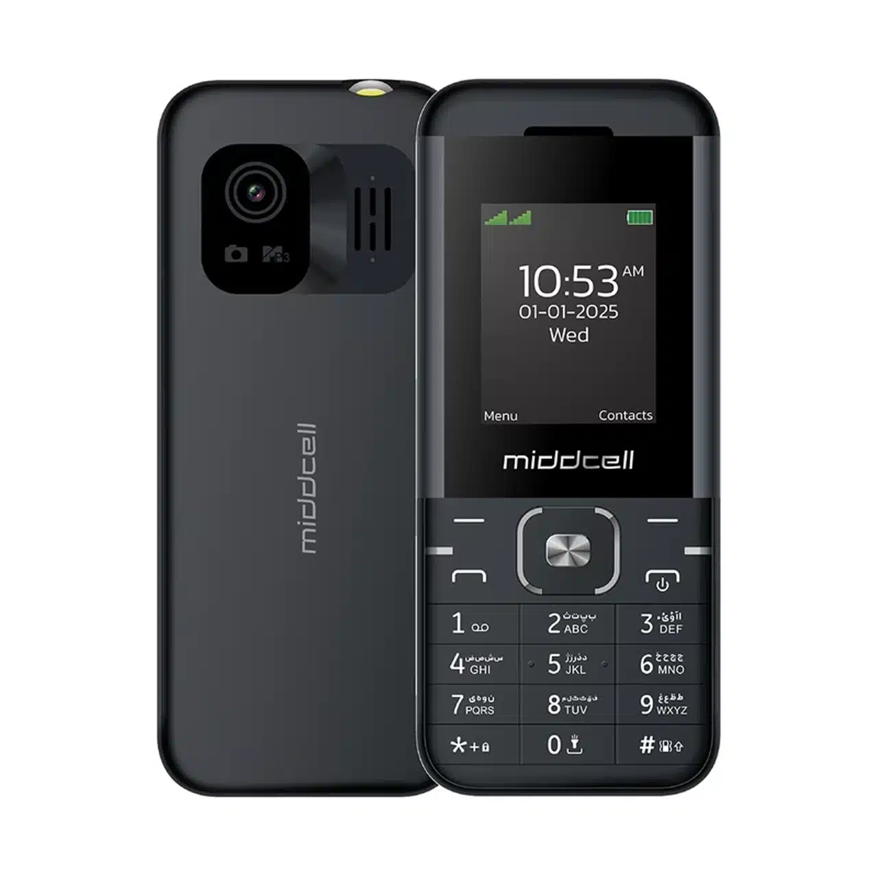 گوشی موبایل Middcell مدل M5310 – مشکی خاکستری
