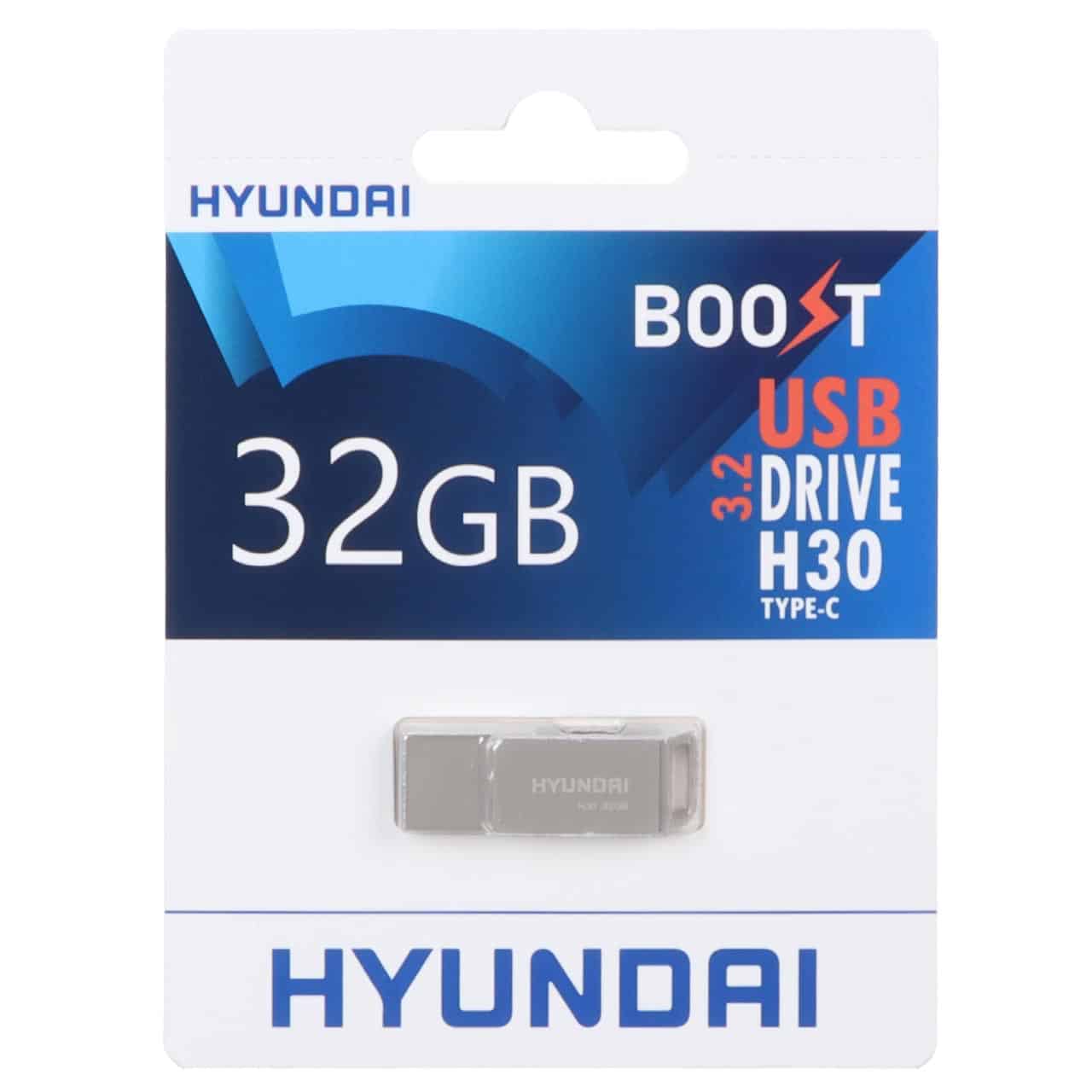 Hyundai Boost H30 USB 3.2 Type-C Flash Memory – 32GB (گارانتی IPM)