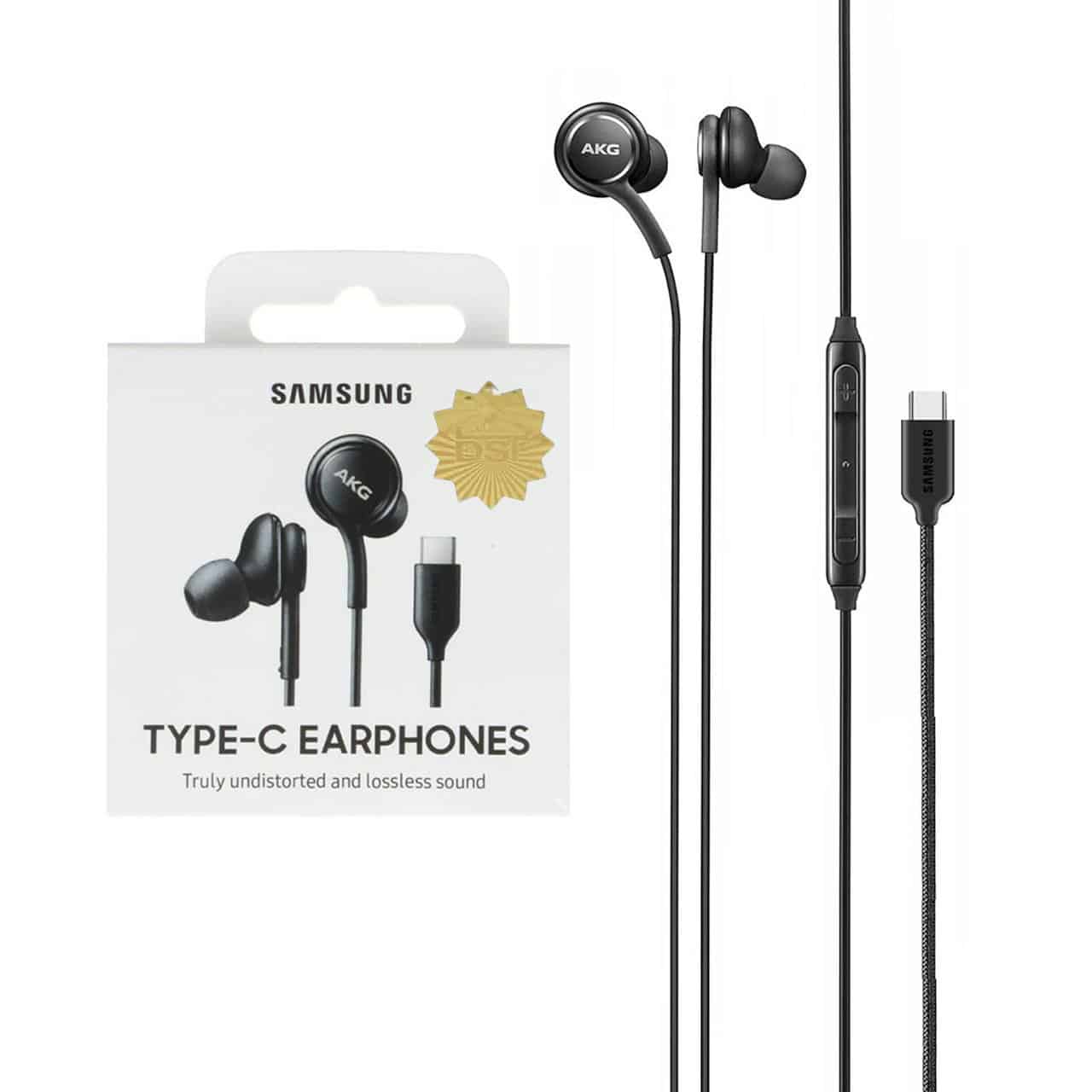 هندزفری با سیم با پورت Type-C سامسونگ AKG مدل Note 10/20 – مشکی – DST (گارانتی شش ماهه)
