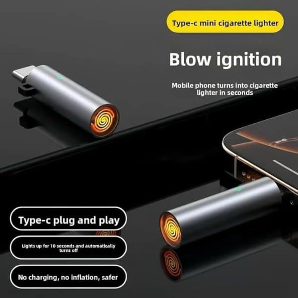 فندک OTG Type-C - قرمز - تصویر 3