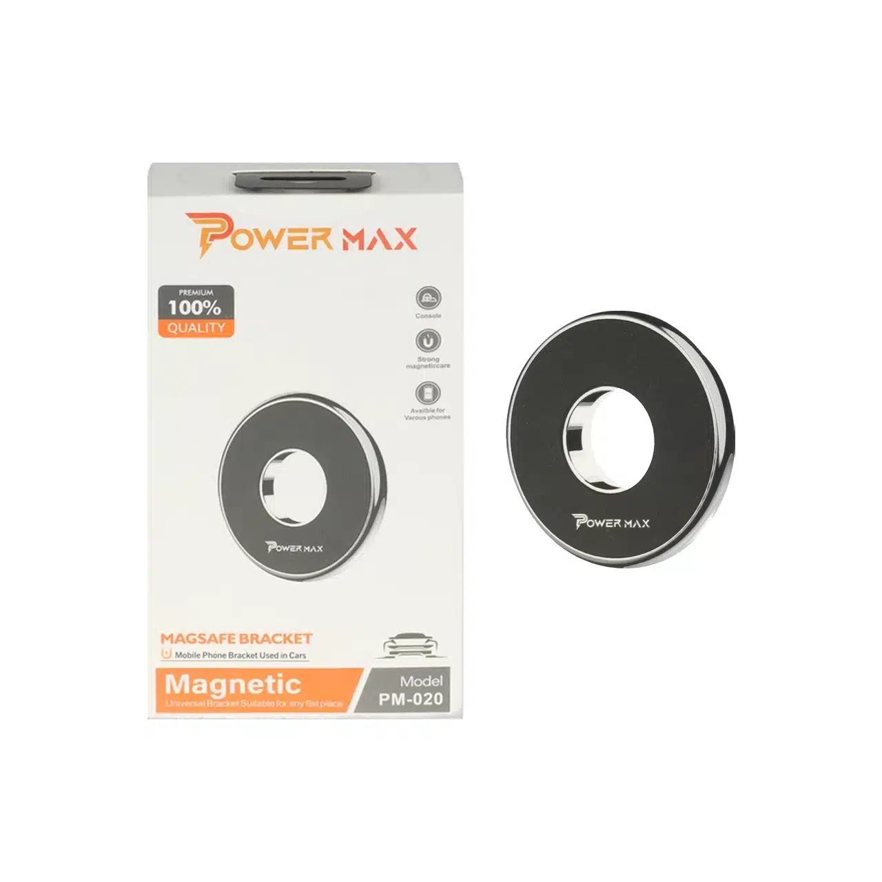 هولدر مگنتی گوشی موبایل Power Max مدل PM-020 – مشکی