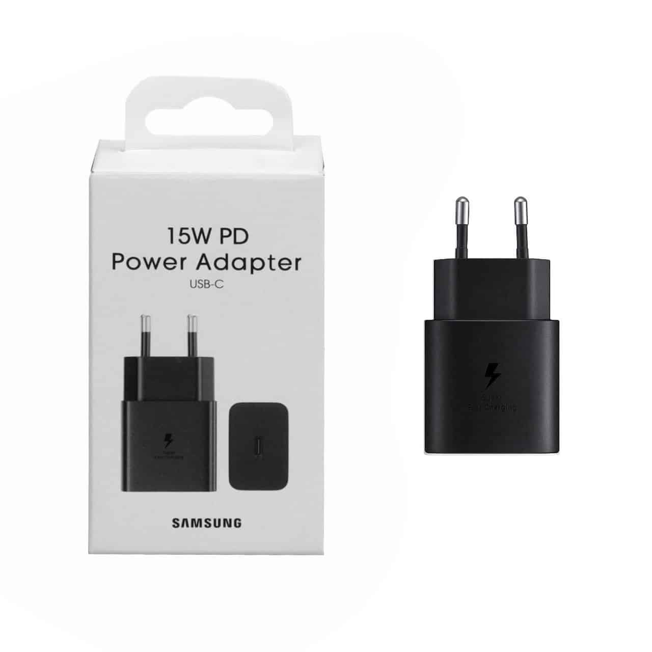 e3f782e5-6152-4b85-b287-b767dee41d47.jpg شارژر دیواری فست و PD تک پورت SAMSUNG مدل T1510 15W - مشکی کد 1 (گارانتی شش ماهه نیکان همراه) - تصویر 1