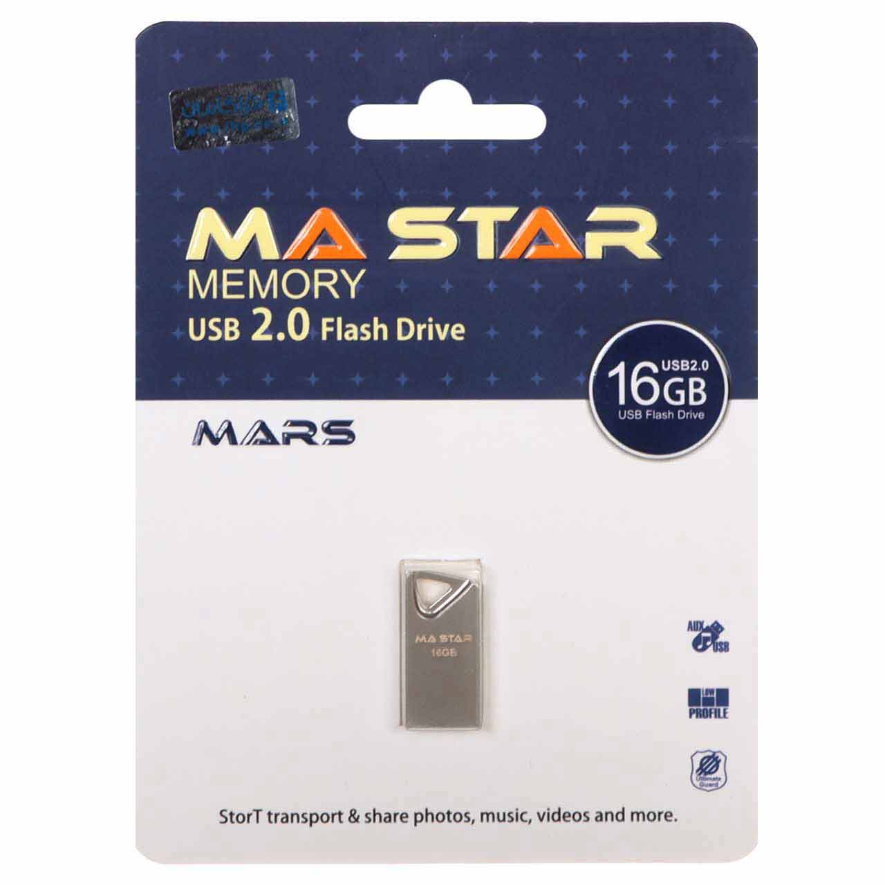 MA Star Mars USB 2.0 Flash Memory – 16GB – نقره ای (گارانتی فراگامان)